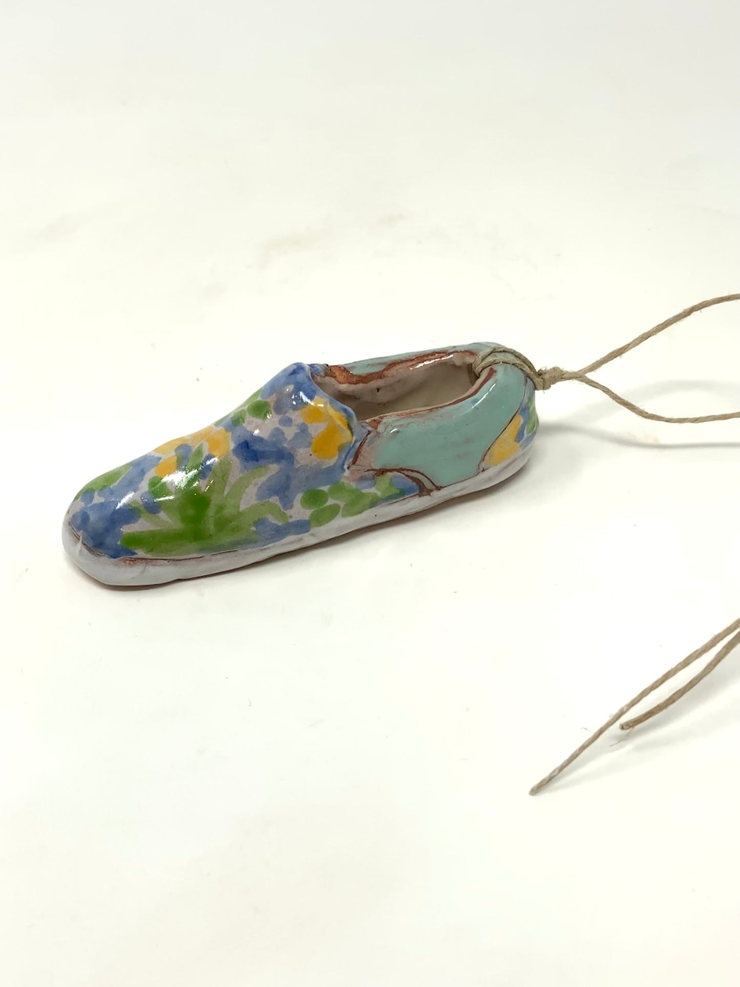 Slip-on Charm -- Hawaiian, blue/turquoise