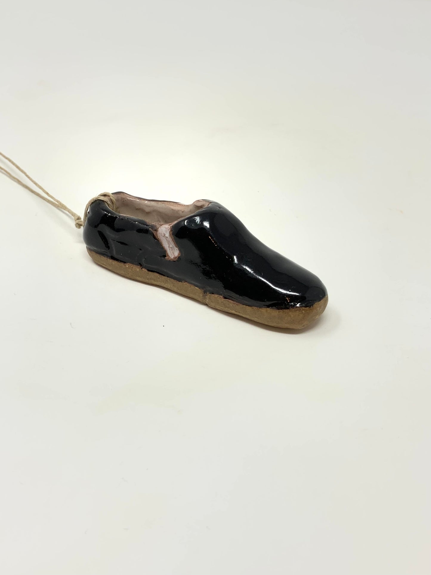 Slip-on Charm -- black w/ gum sole