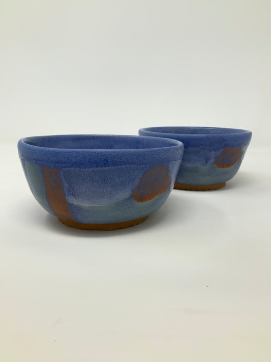 Ice Cream Bowl—abstract blue