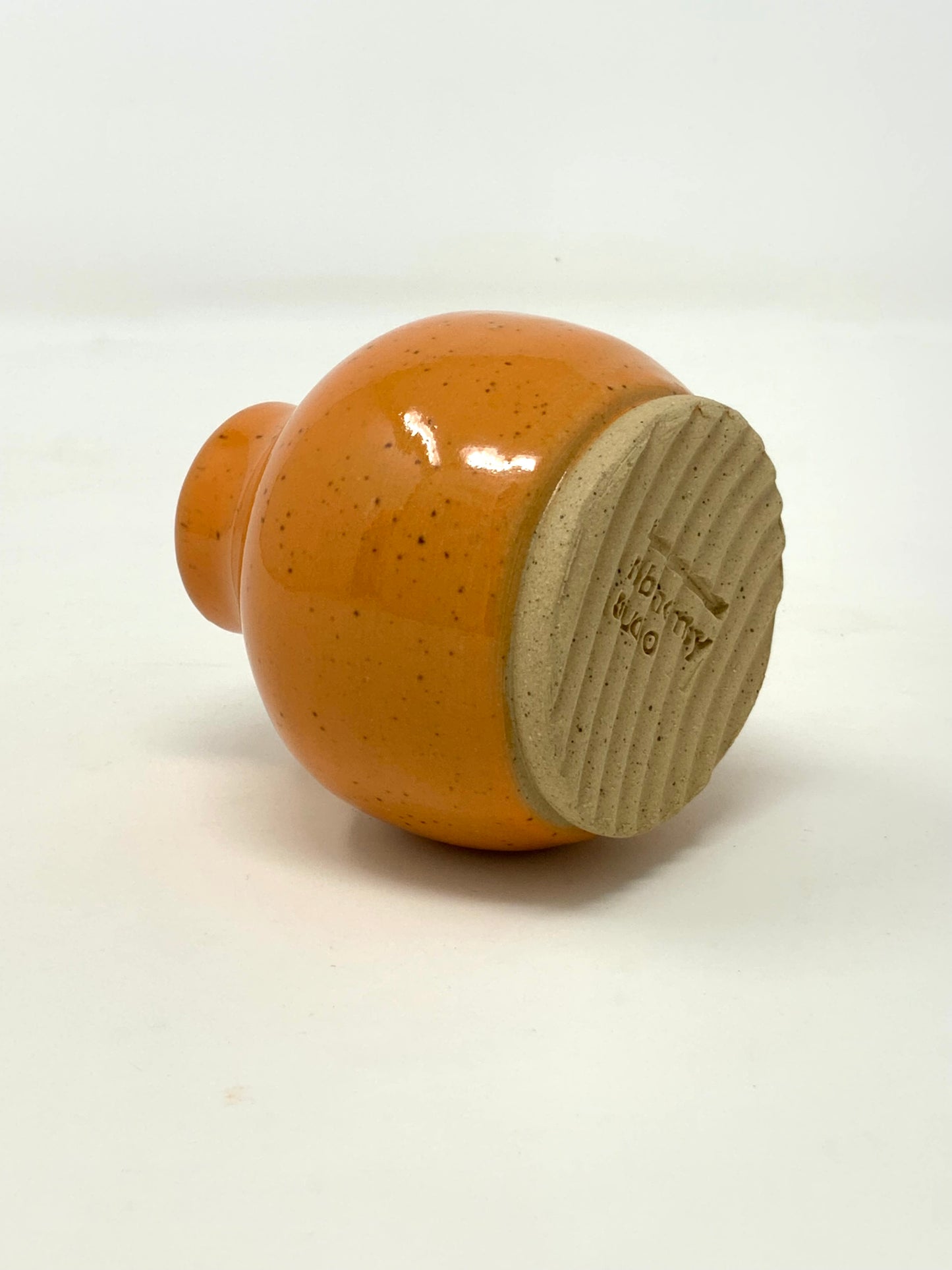 Bud Vase - orange gloss