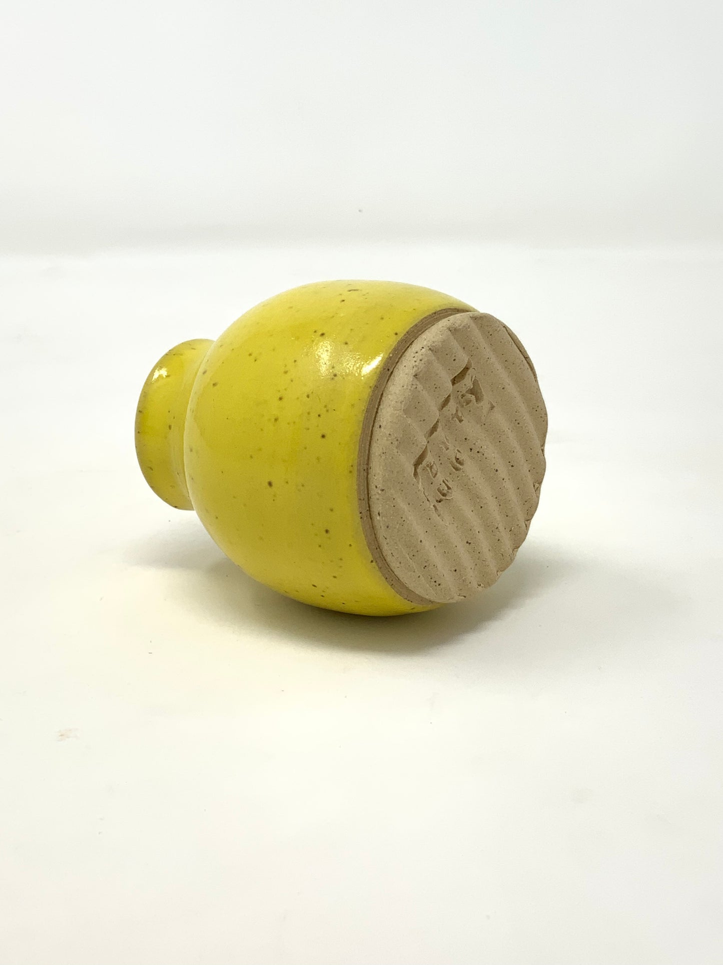 Bud Vase - yellow gloss