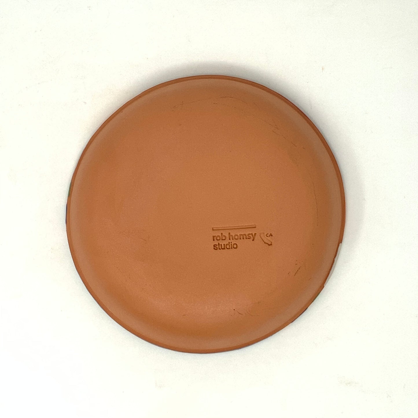 Retro Stripe Low Bowl—yellow