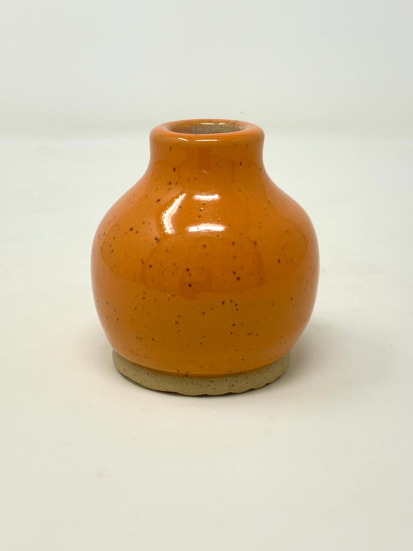 Bud Vase - orange gloss