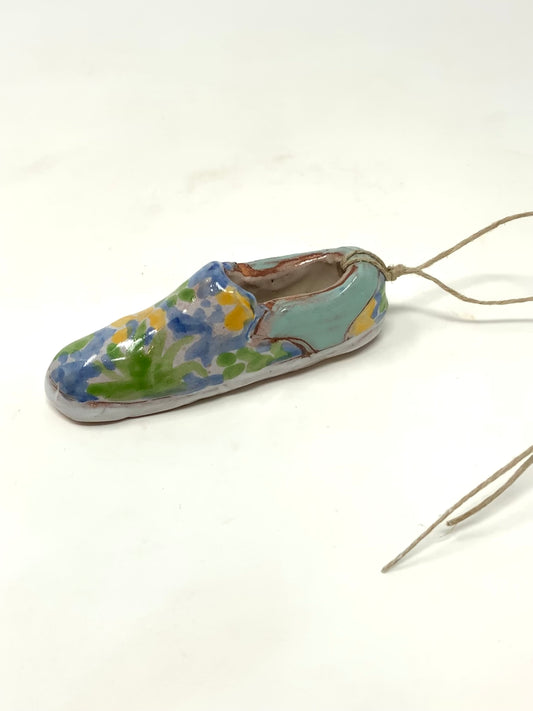 Slip-on Charm -- Hawaiian, blue/turquoise