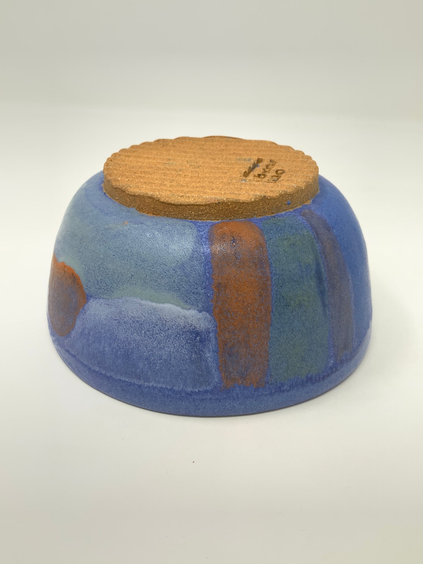 Ice Cream Bowl—abstract blue