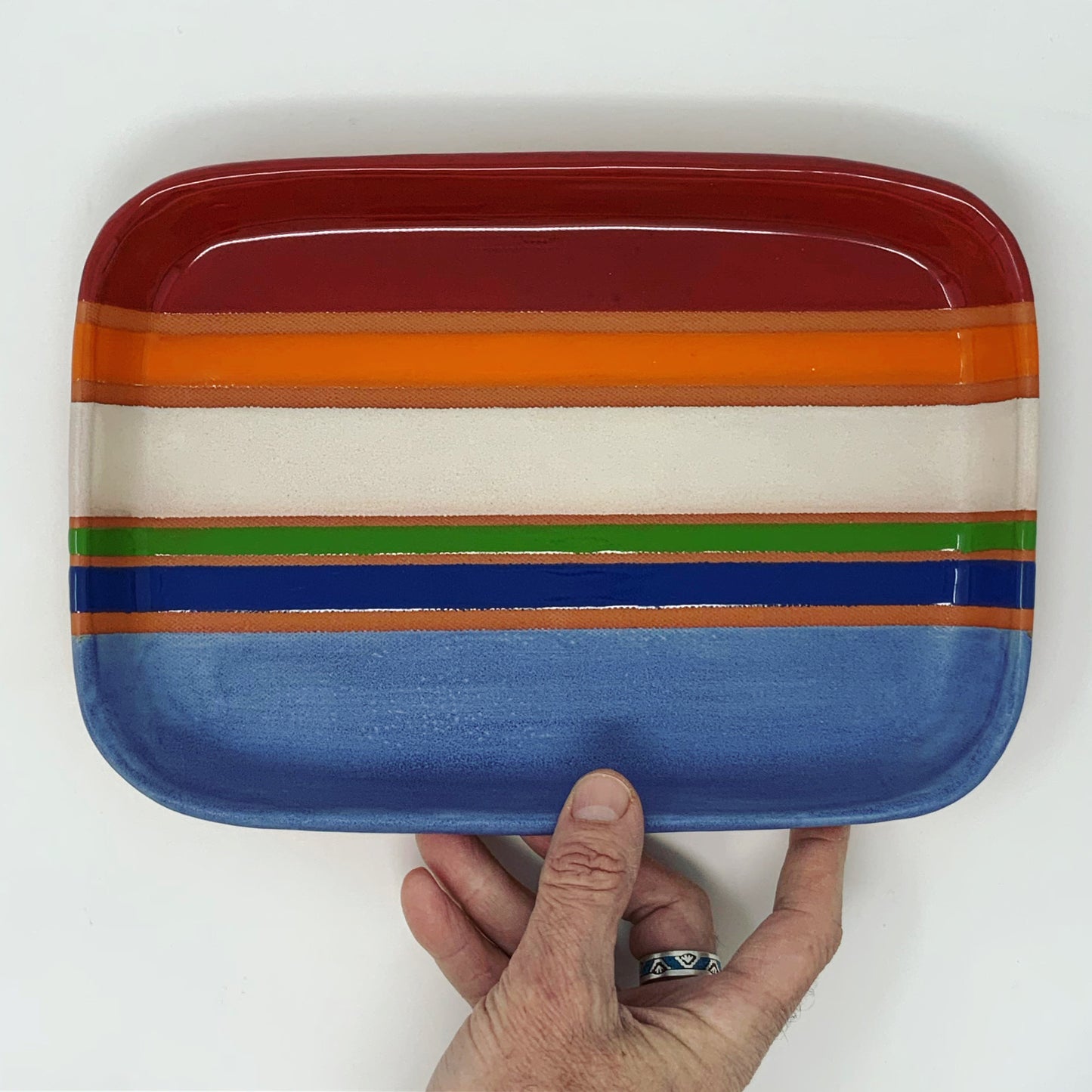 Retro Sweater Stripe Tray