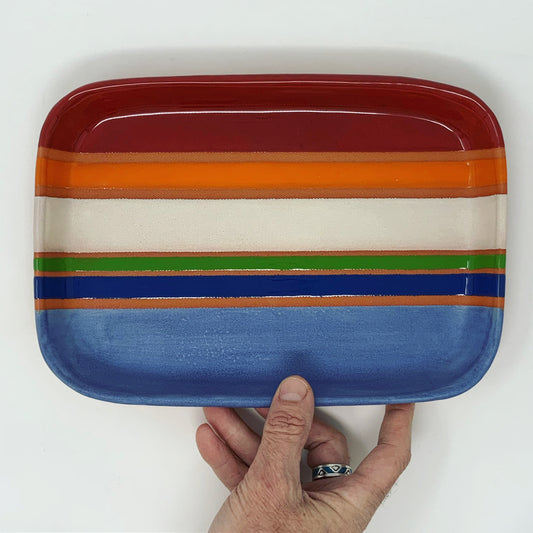 Retro Sweater Stripe Tray