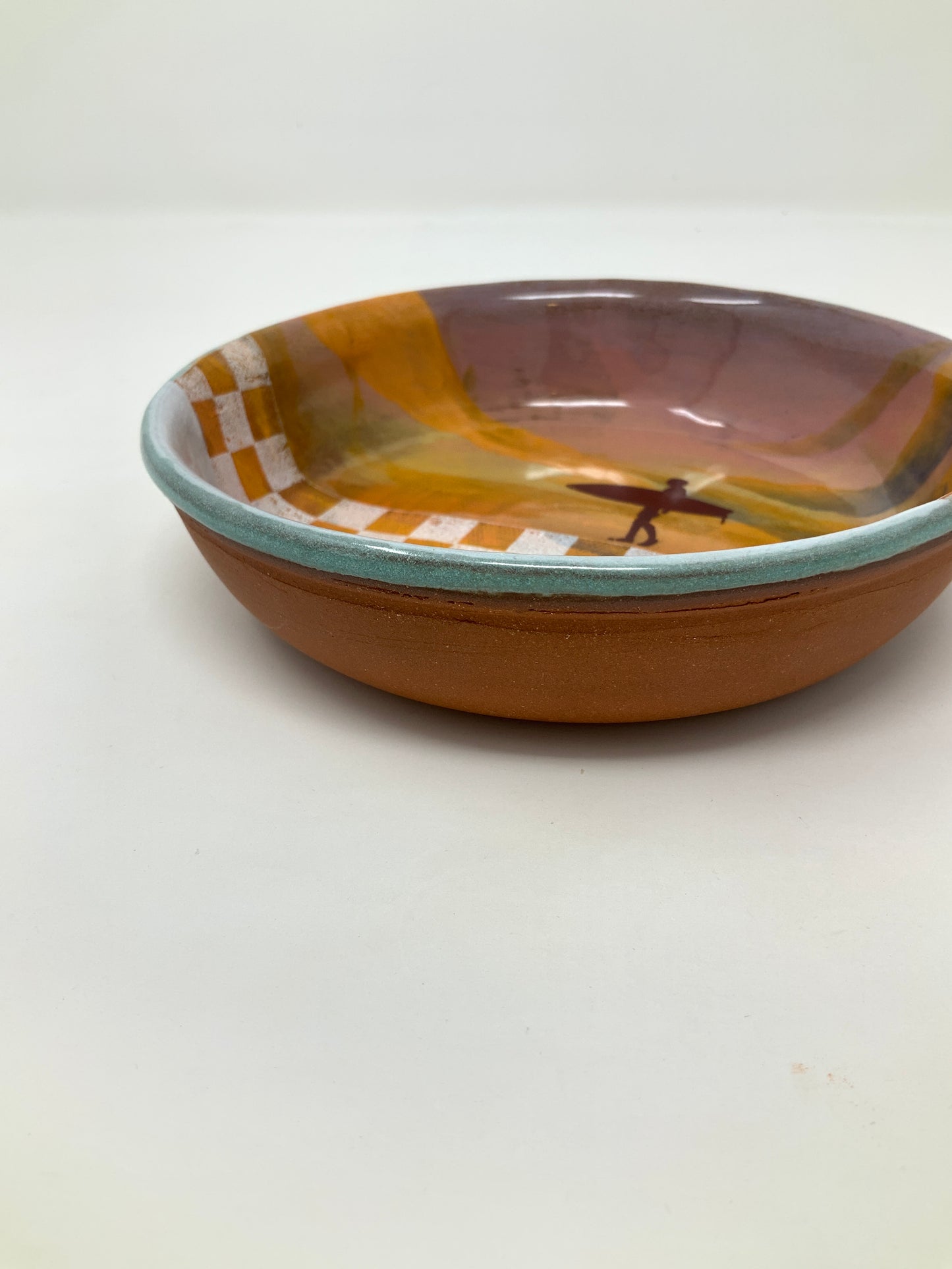 Sunset Surfer Low Bowl
