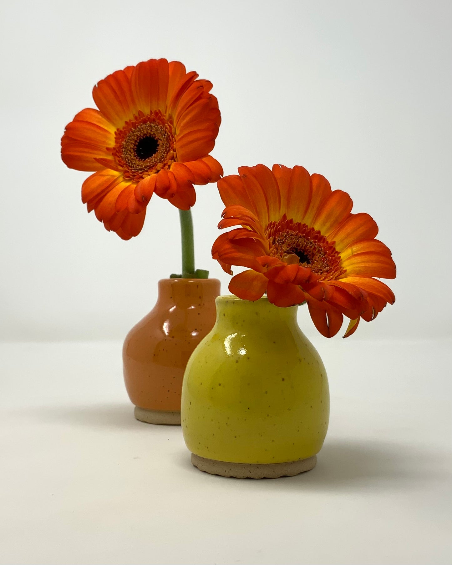 Bud Vase - orange gloss