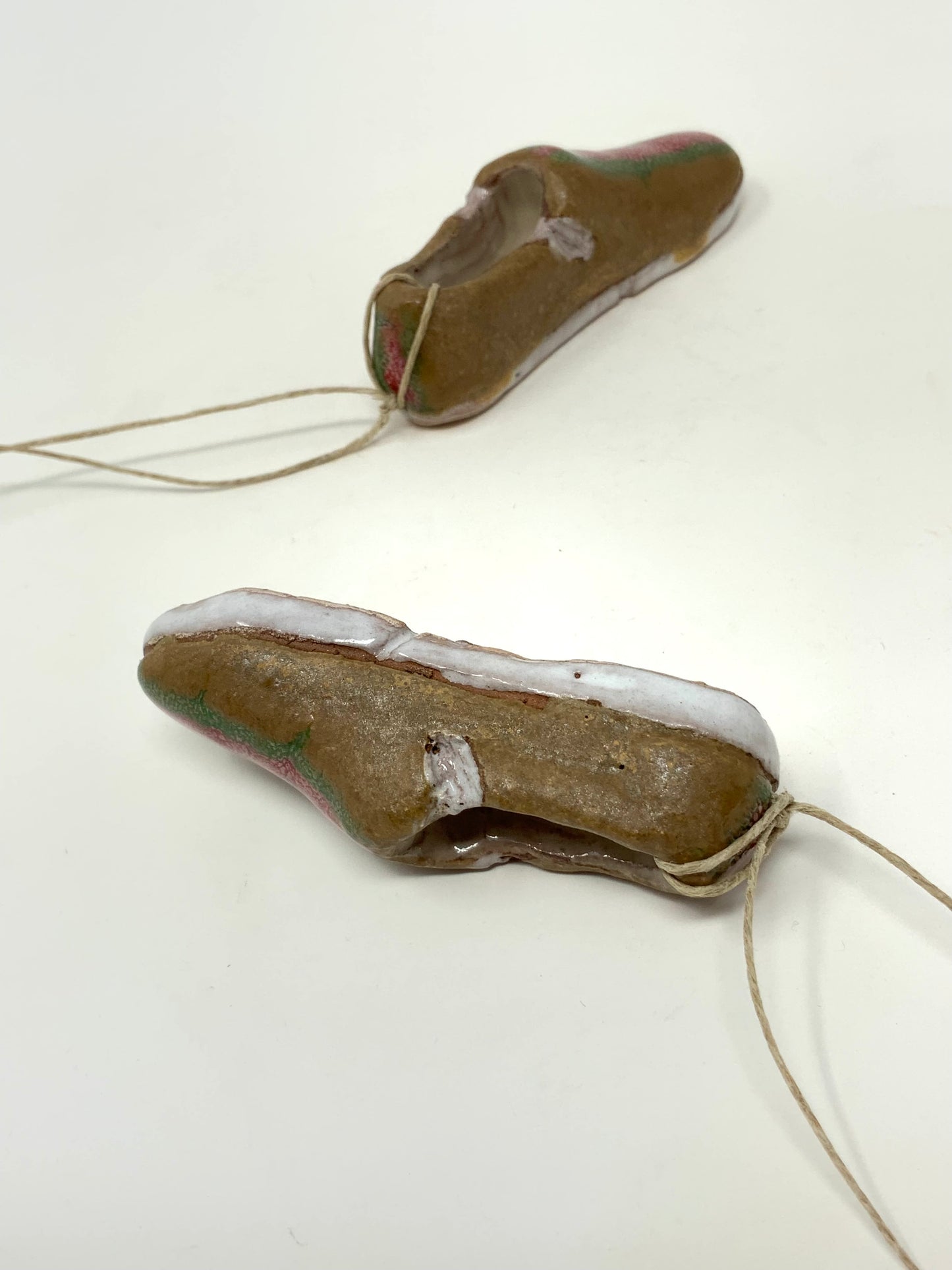 Slip-on Charm --Fucci stripe on tan