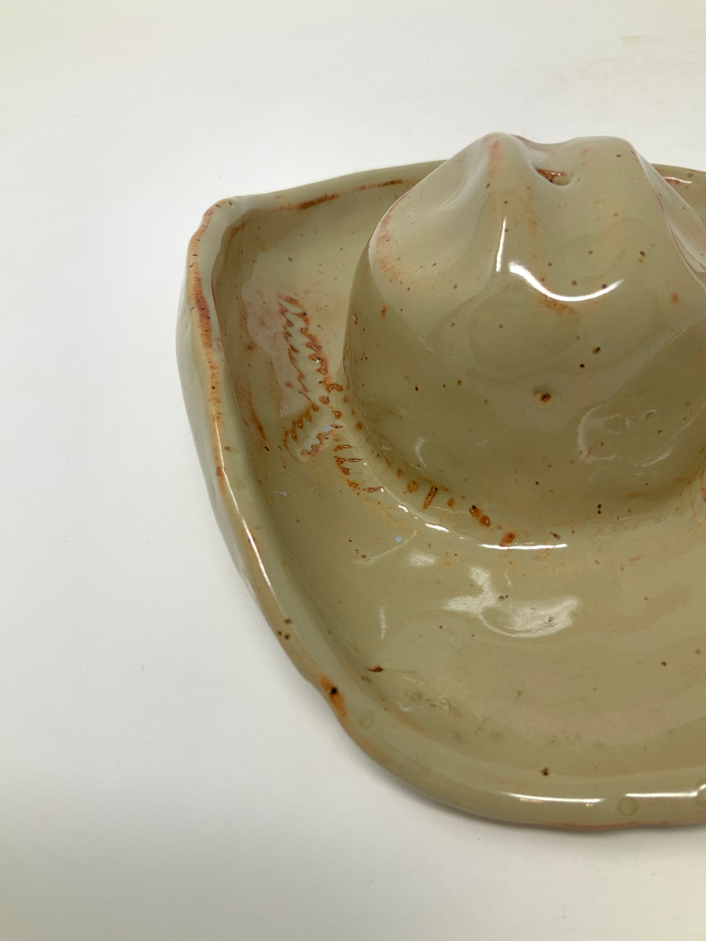 Western Hat Incense Burner—desert sand