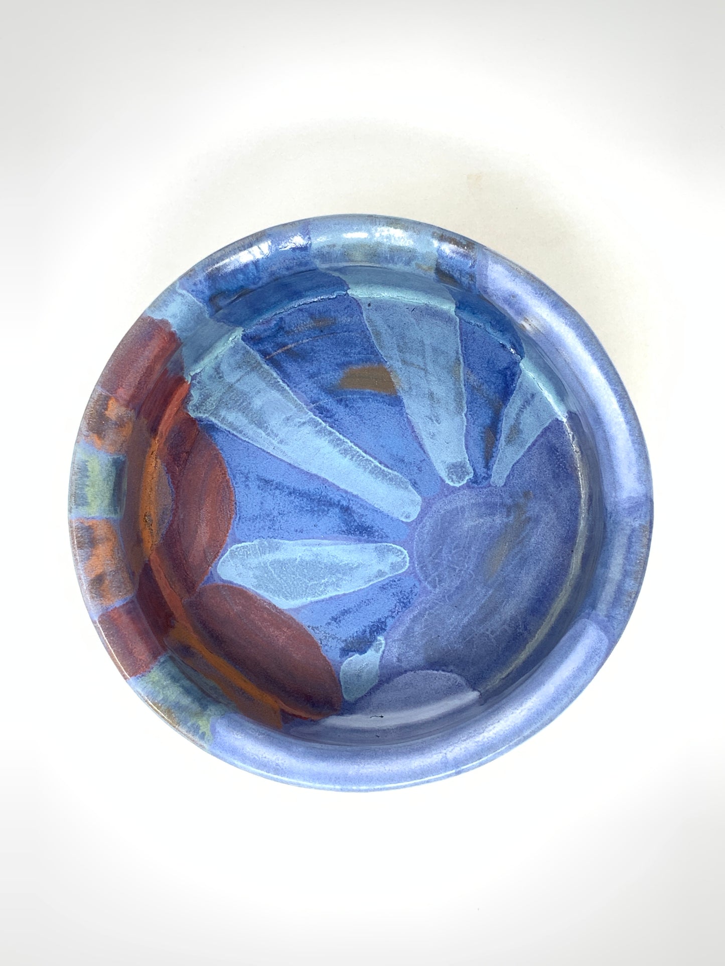 Cloudburst Straight Sided Bowl—blue