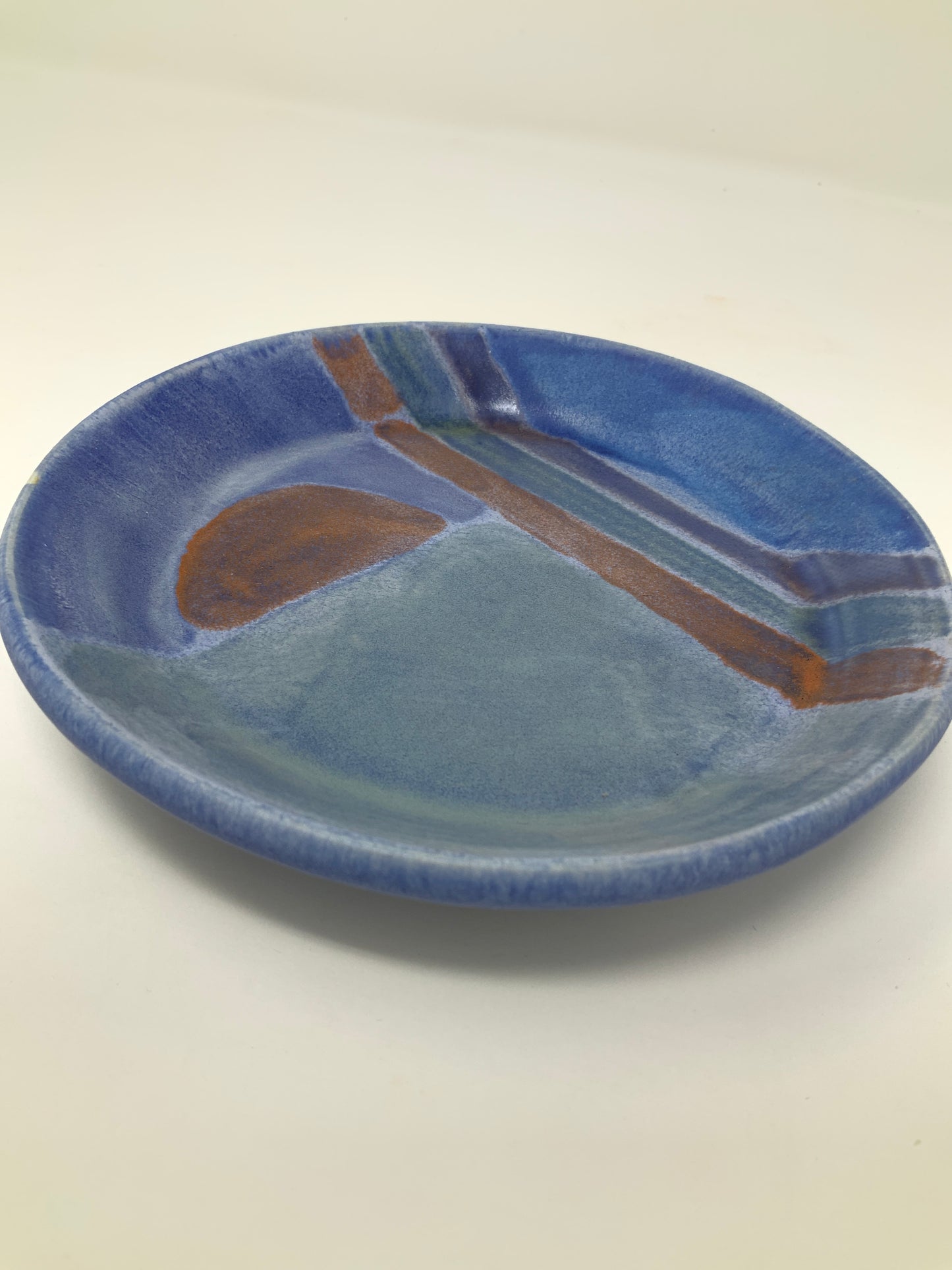 Small Abstract Plate