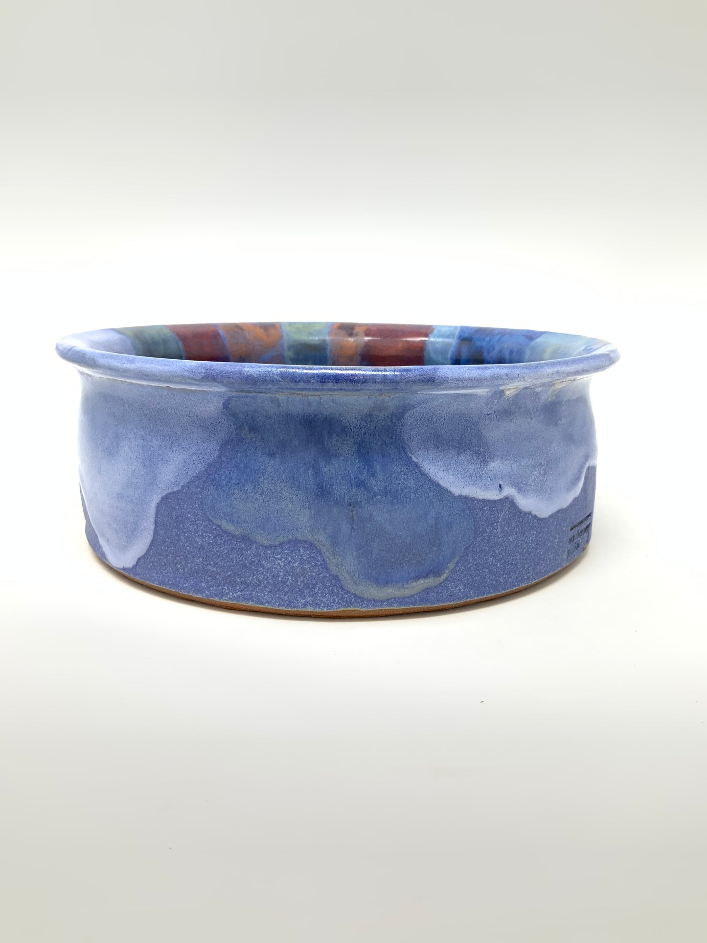 Cloudburst Straight Sided Bowl—blue