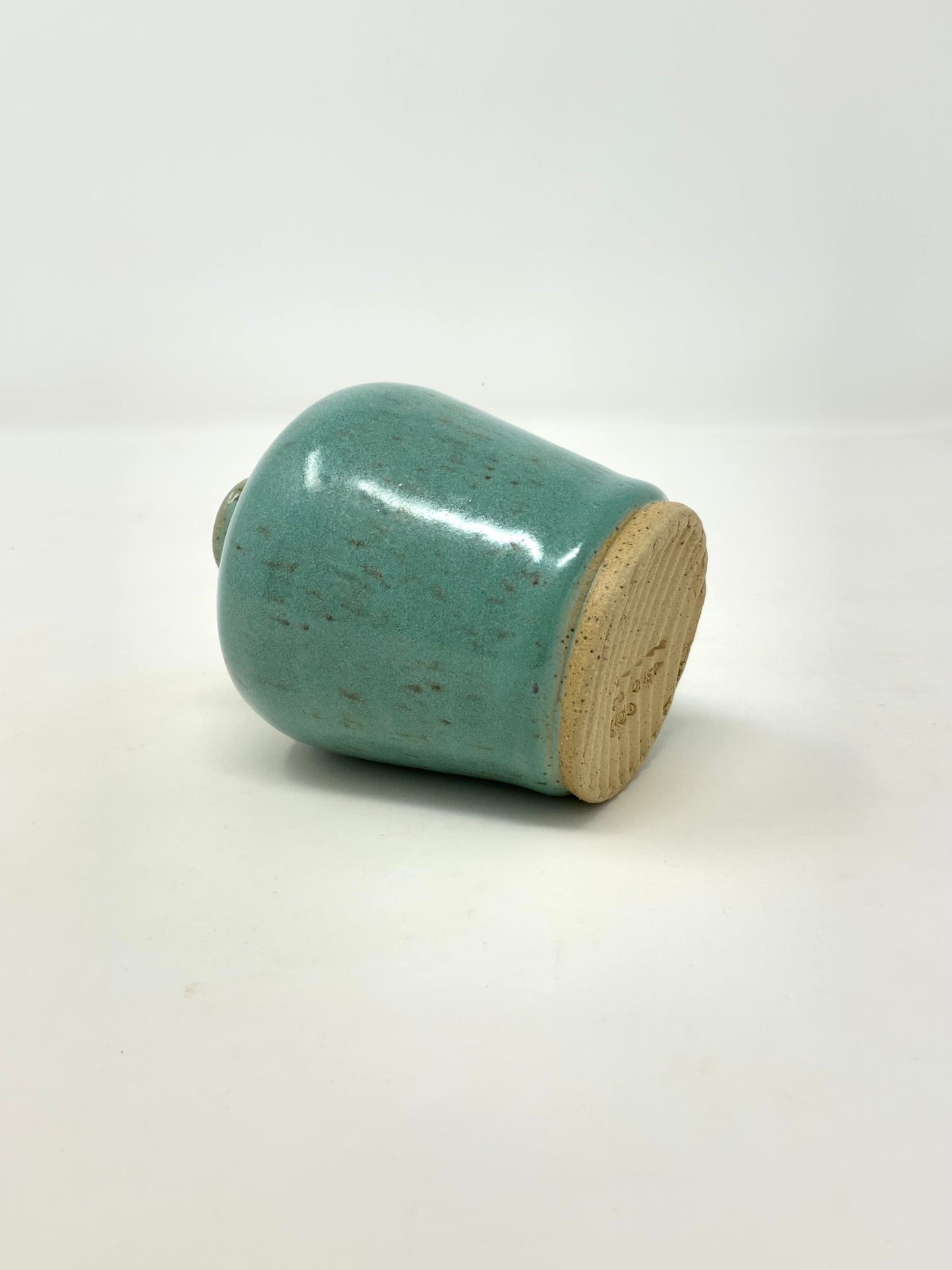 Bud Vase - turquoise gloss