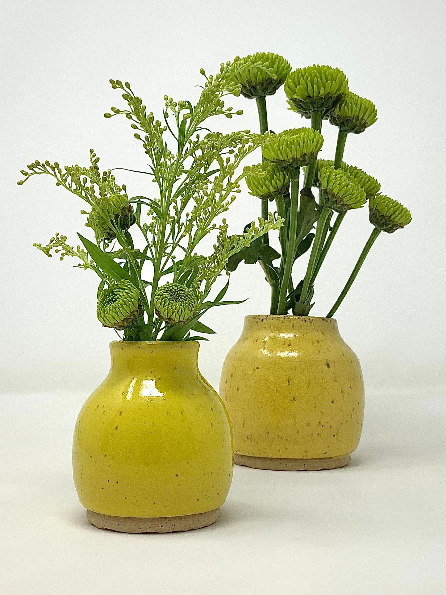 Bud Vase - yellow gloss