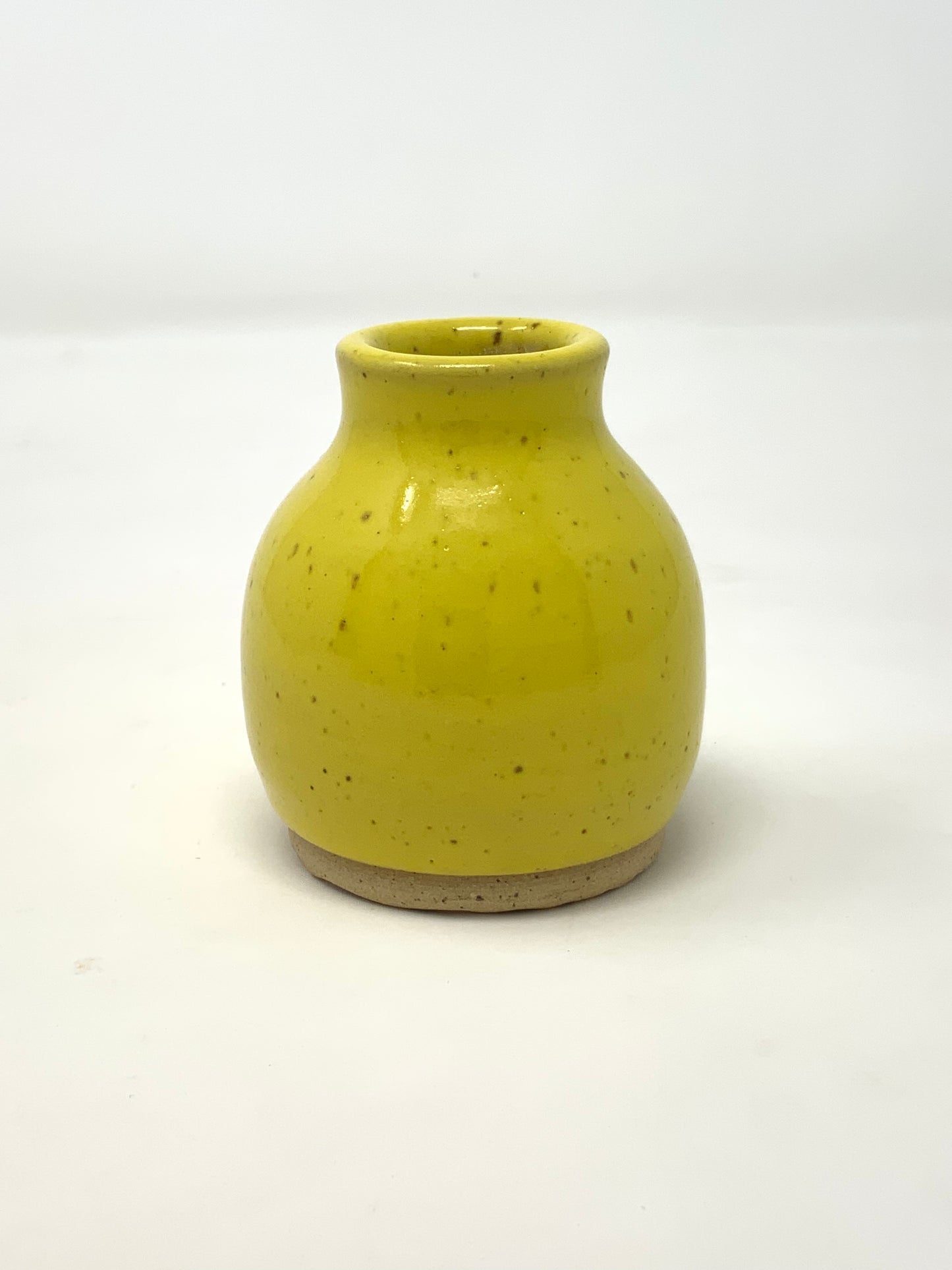 Bud Vase - yellow gloss