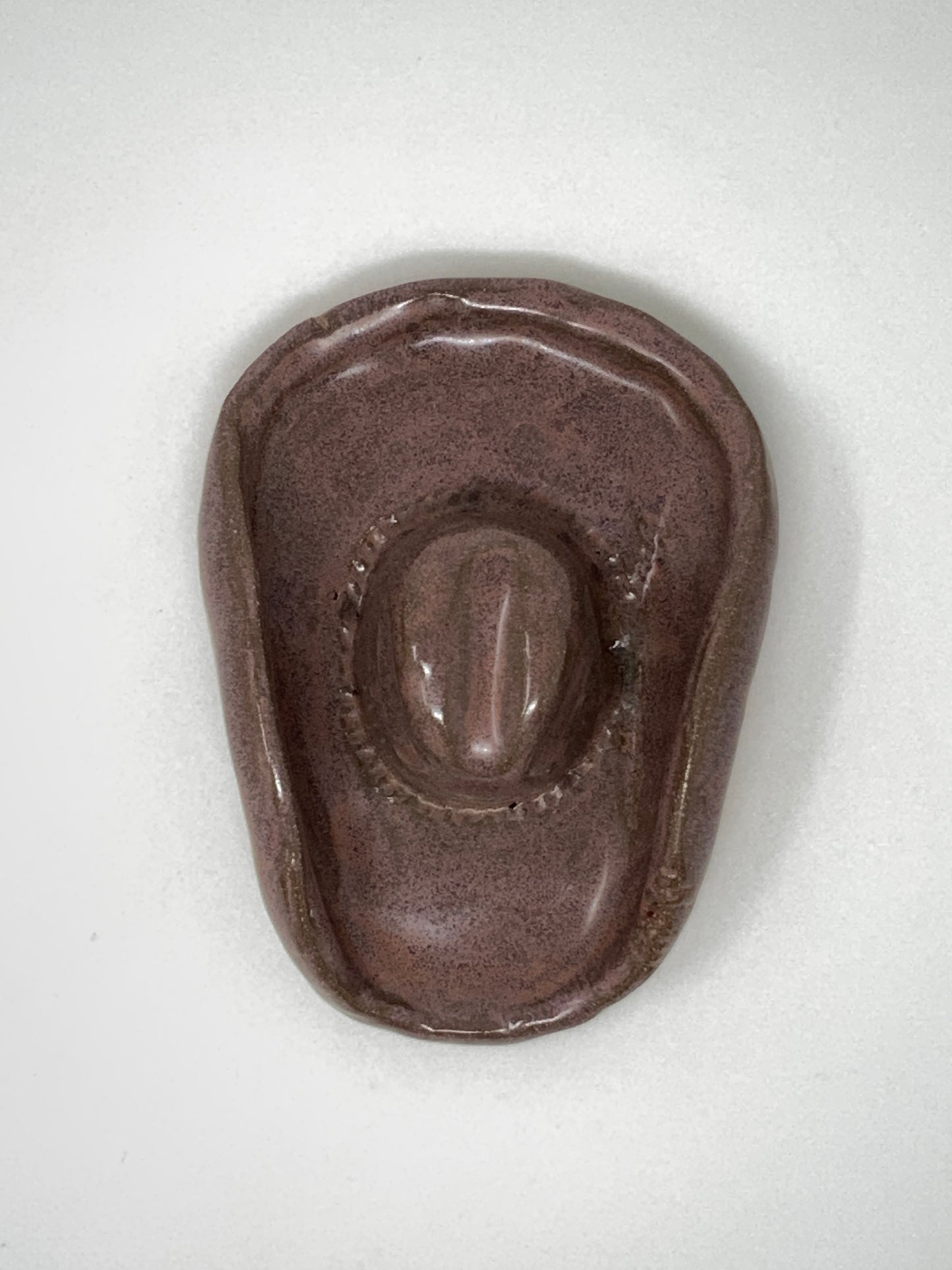 Western Hat Ashtray—pink